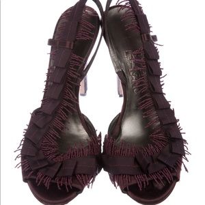 😍😍 Fringe Slingback Ferragamo Sandals 😍😍